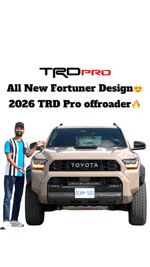 Deep Throttle on Instagram: "2025 Toyota 4Runner TRD Pro 😍 . Detailed Hindi Review Link in Bio & available to reserve at the Best Toyota Store in GTA @mississaugatoyota . Still very long waiting period almost stretching to a year or more now! . #toyota #4runner #fortuner #offroading #dakar . [New Toyota 4runner, New Fortuner, 2026 Fortuner, new fortuner India launch, best offroading SUV, trd pro]"