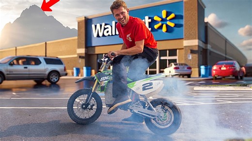 Can the Walmart dirt bike climb mountains? (60+ mph!)