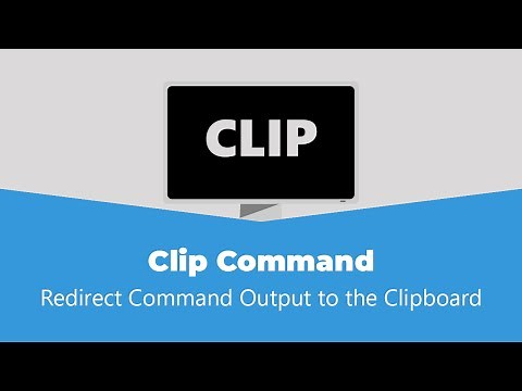 Windows Clip Command | Redirect Command Output to the Clipboard