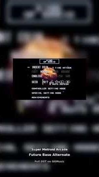 Super Metroid Arcade - Future Base Alternate 🎵 #videogamemusic #shorts