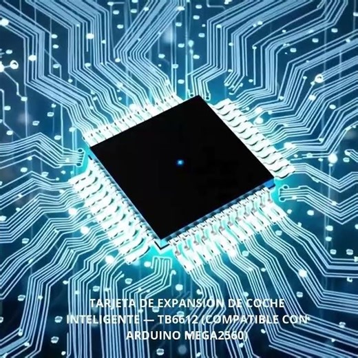 TARJETA DE EXPANSIÓN DE COCHE INTELIGENTE — TB6612 (COMPATIBLE CON ARDUINO MEGA2560)