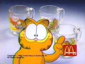 1.6K views · 108 reactions | McDonald's Garfield Mugs Commercial (1987) | Computer Love Records | Facebook