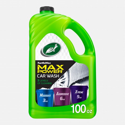 Max Power Car Wash Soap 1000 Fl Oz | Car Wash & Shampoo | Turtle Wax