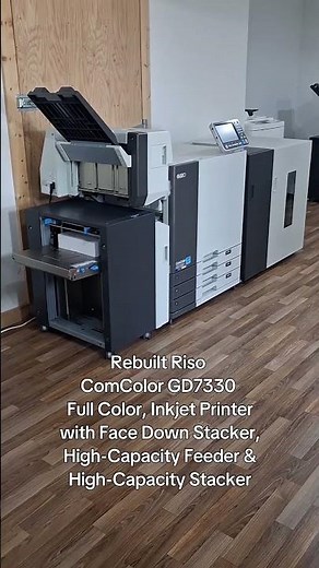 🔥 3 Rebuilt Riso ComColor High-Speed, Inkjet Printers READY TO GO! 🔥