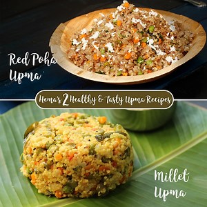 206K views · 2.3K reactions | Hema's 2 Healthy & Tasty Upma Recipes |...