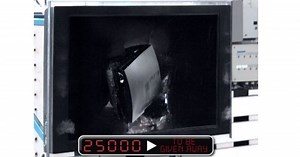 VIDEO: Sony crash tests PS3 into Bravia LCD TV at 50mph