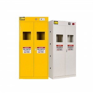 [Hot Item] LPG Cylinder Cabinet Propane Tank Gas Cylinder Oxygen Vertical Gas Tank Cabinet with Gas Alarm