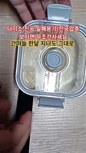 보이면 무조건 사야하는것 #다이소 #진공밀폐용기 진공펌프 별도구매 #간마늘오래보관하는방법 간마늘한달이상그대로 향도 색도 그대로 진공상태 유지 #생활정보 #생활상식 #shots