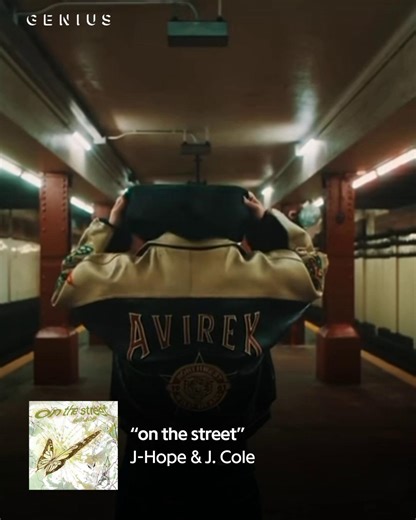 j-hope & j. cole’s “on the street” was released three years ago today 🎶🎈 the song marked their first collaboration, though longtime fans weren’t too surprised. in 2018, j-hope paid homage to cole by naming his debut mixtape ‘hope world’ after cole’s debut album ‘cole world: the sideline story’. where does this collab rank for you? 👇🎧 | Genius