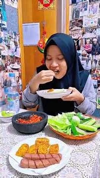Buka Puasa Seadanya Sambal Krosak Pun Jadi,,Bisa Habiskan Nasi Semejikom