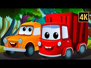 Trucks for Kids - Everywhere Song + Educational Vehicle Videos & Cartoons - Videos For Kids