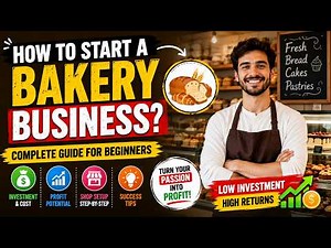 How to Start a Bakery Business? 🍞💰 | Complete Bakery Shop Setup Guide for Beginners | Investment..