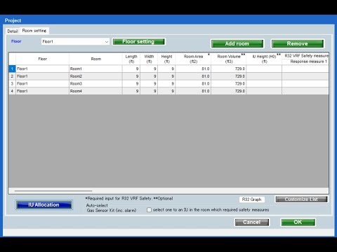 AIRSTAGE_Multi position air handling unit_RoomSetting | FUJITSU GENERAL
