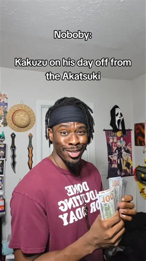 Kakuzu on his day off from the Akatsuki?!