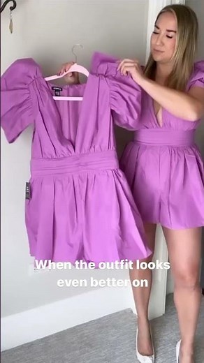Express Romper Try-On