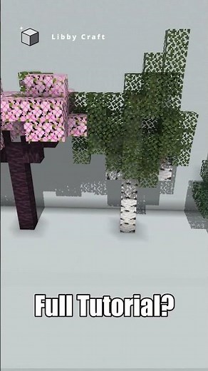 Minecraft Custom Tree Build Inspiration