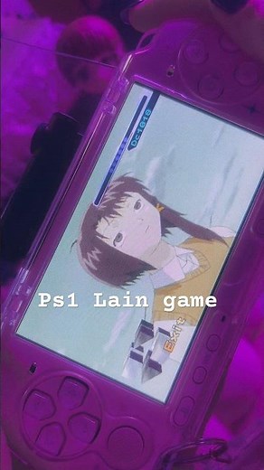 Ps1 Serial Experiments Lain Game ♡ #psp #nostalgiaplaystation #lainiwakura #ps1