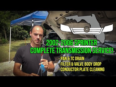 T1N Sprinter (2004-2006) Transmission Service + Valve Body Removal