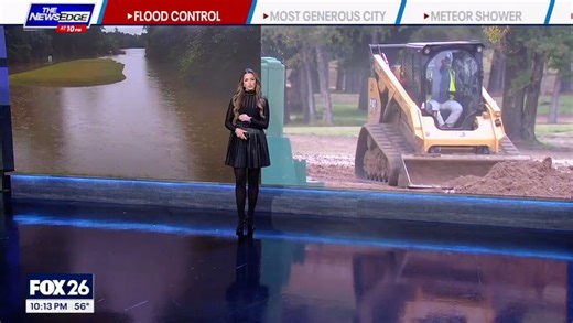 It was really interesting to see how Longwood Golf Course in #Cypress is reconfiguring their course to accommodate a massive man-made detention basin and widening of Little Cypress Creek to avoid massive flooding again. @longwood_gc - #houstontx #flooding #harriscounty | Caroline Collins TV
