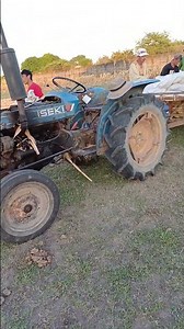 Iseki old compact tractor still working