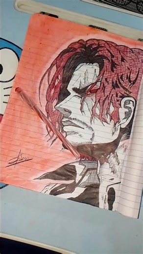 Draw Shanks 🔥☠️|| Onepiece ||#drawing #shanks #animedrawing #onepiece #animeart #fyp #viral #shorts