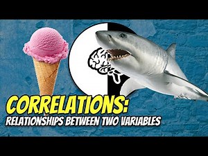 Correlations: Relationships between two variables