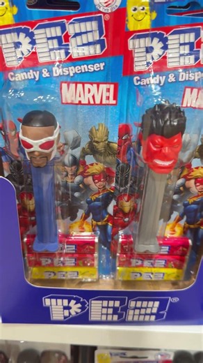 Marvel Studio Pez Dispenser & Candy toy Red Hulk Captain America Spider-Man Black Panther Rocket
