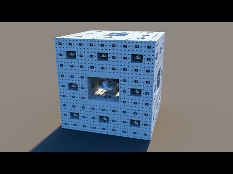 Bad Apple but it's a Menger sponge