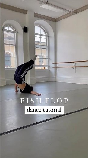 FISH FLOP floorwork trick tutorial! #contemporarydance #dance #floorwork #dancetricks #acro