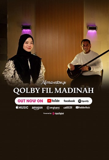 ALMA ESBEYE - QOLBY FIL MADINAH Sudah tayang teman-teman ! Jangan lupa nonton full nya di channel youtube ALMA ESBEYE ! #almaesbeye #sholawat #esbeye #nashed #qolbyfilmadinah