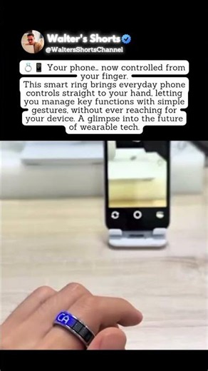 This Smart Ring Controls Your Phone 💍📱 (Future Tech)