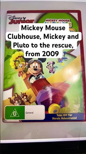 Mickey Mouse Clubhouse Mickey and Pluto to the rescue 2009 DVD ￼