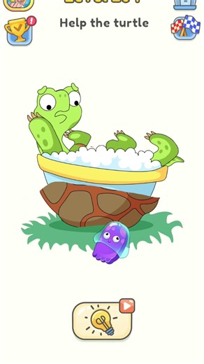 help the turtle 🐢 dop 5 gameplay #dop5 #shorts #trendingshorts