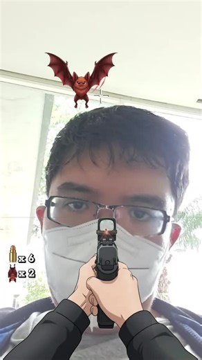 Efek Defeat Bat Bisa Menembak 2 Kelelawar Sekaligus. Dan Raih Gelar You Win. Mantap.