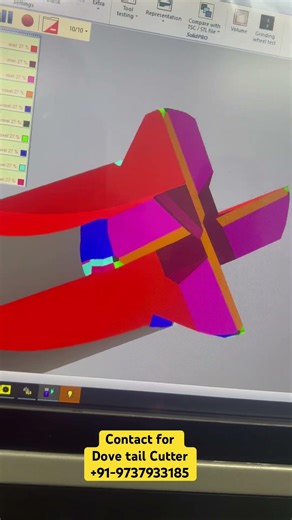 Dove tail Cutter #machine #cnc #factory #automobile #manufacturing