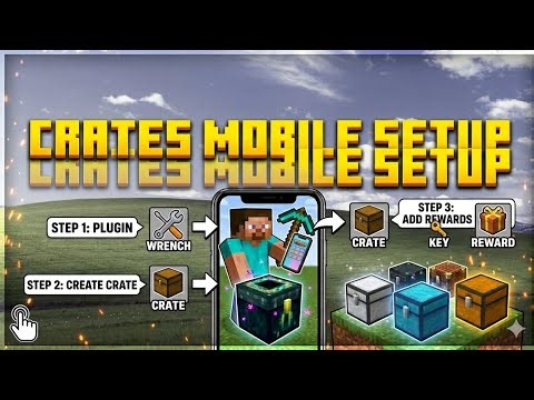 How to make crates MCPE/Mojo launcher