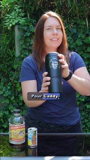 Pour Caddy Insulated Shaker with Built In Shot Cups!