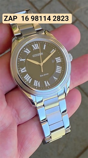 eco drive solar citizen relógio