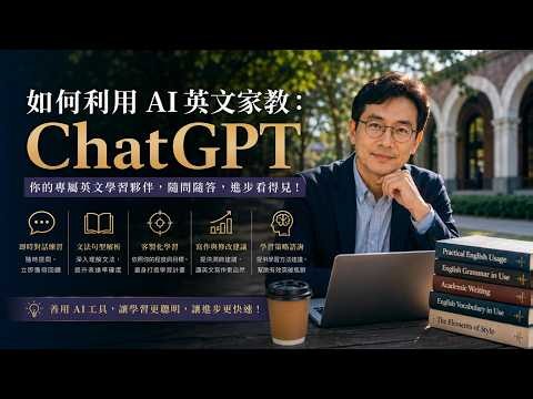 如何利用 AI 英文家教：ChatGPT/英語學習系列22/How to use Your AI English Tutor：ChatGPT