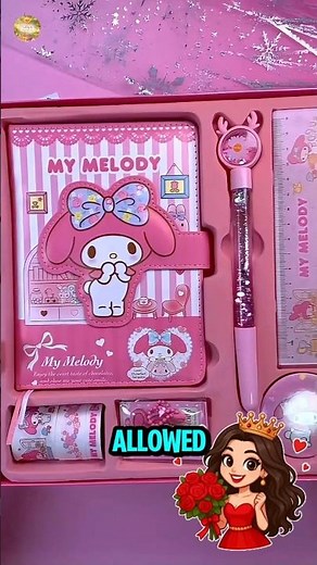 POV: You win The Ultimate My Melody Gift Box! 🎀✨️(Who wants it?) #diy #papercraft #sanrio
