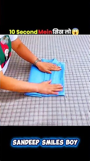 Smart Clothes Folding Hacks That Actually Work 🤯 #trendingshorts