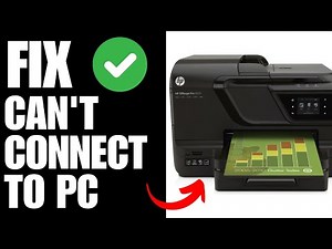 HP OfficeJet PRO 8600 Not Connecting To Computer - How To Fix