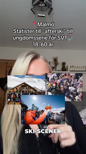 Ansök via länk i bion⛷️🌟 #fyp #afterski #malmö #svt #stagepool