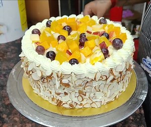 Chotu Sa Fruit Cake Aj Hum Banyege | Fruit Cake Design | New Styel Furit Cake Design Idea | Sunil Cake Master