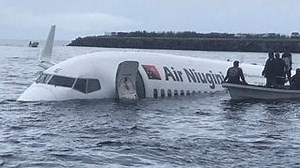 Plane crashes into Chuuk lagoon