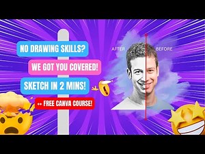 How to Make a Pencil Sketch in Canva – Easy Drawing Effect Tutorial