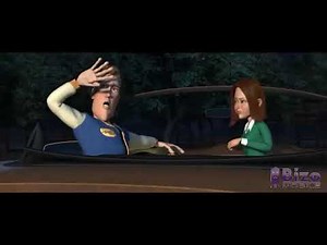 Monsters Vs Aliens Katie and Cuthbert scene in Reversed.