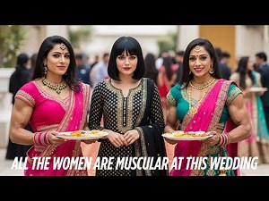 Indian Bride's family with MUSCULAR Women | Muscle Muse