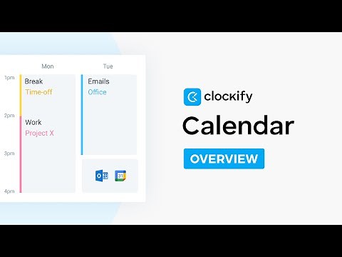 Calendar | Clockify Features