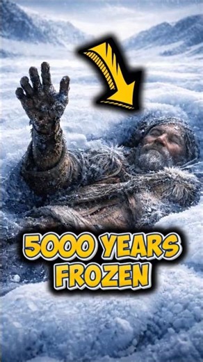 “Mysterious Body Frozen for 5000 Years 😳”#Facts #AmazingFacts #DidYouKnow #UnknownFacts #factshorts